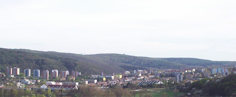 The prefab housing of Bystrc in Brno