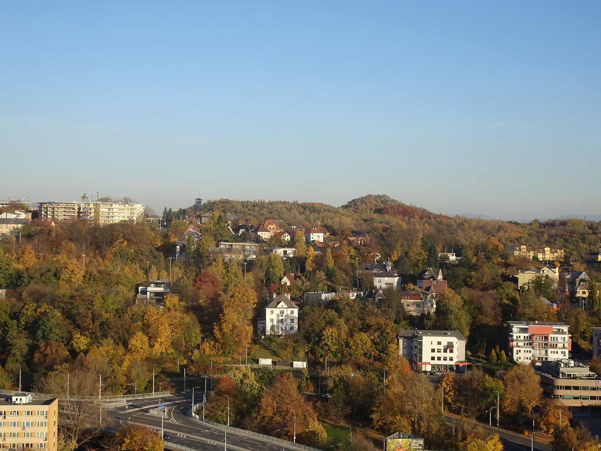 Ostrava from the tower of the New Town Hall