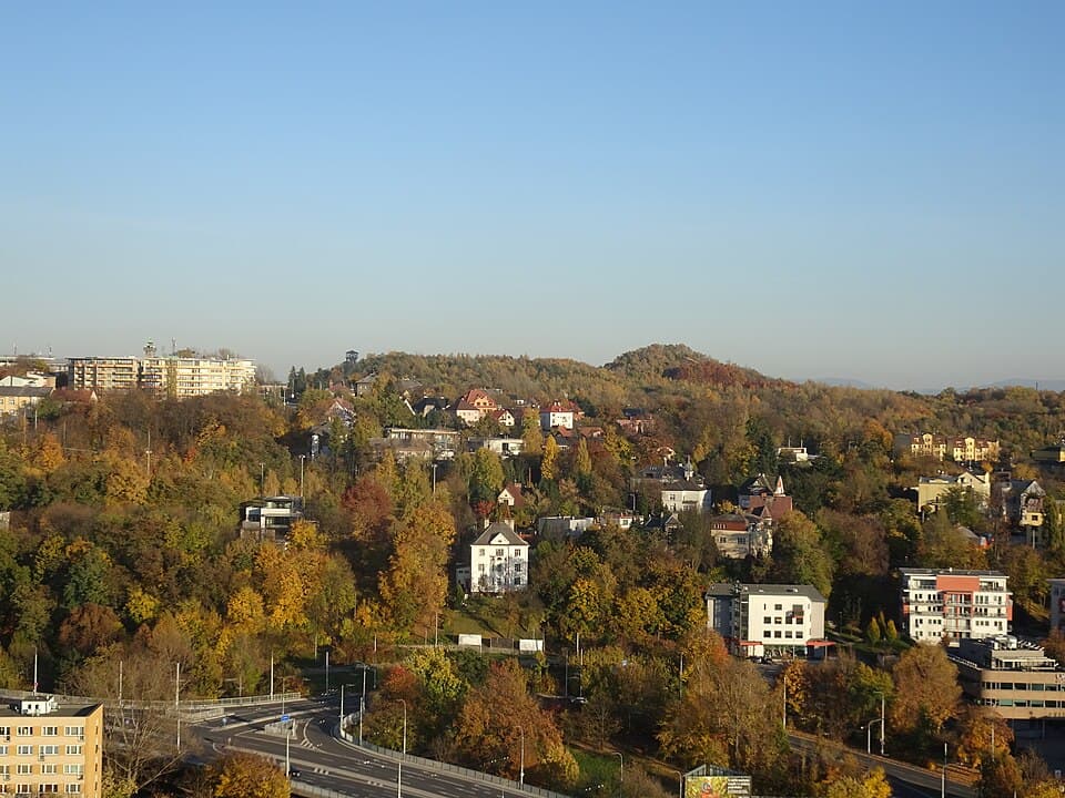 Ostrava from the tower of the New Town Hall