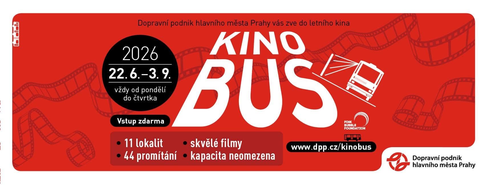 Kinobus 2026: Prague's mobile cinema returns