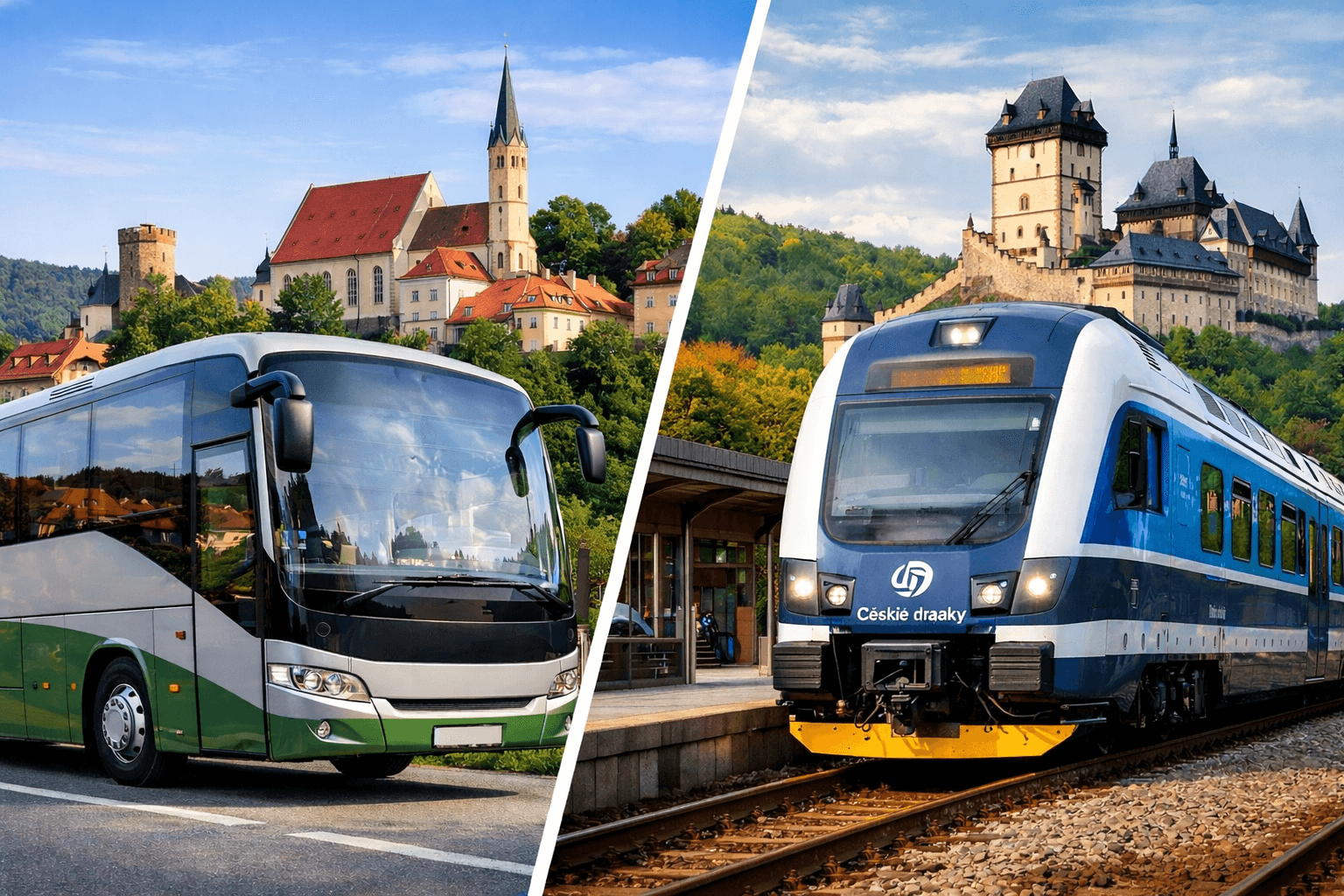 Автобус или поезд: что выбрать для передвижения по Чехии